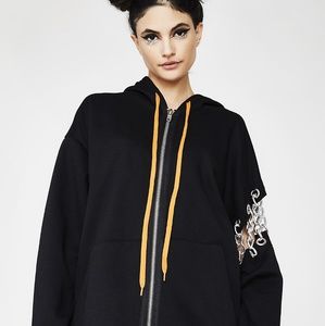 Poster Grl Upper-Hand Chained Hoodie